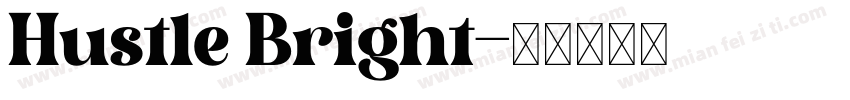 Hustle Bright字体转换